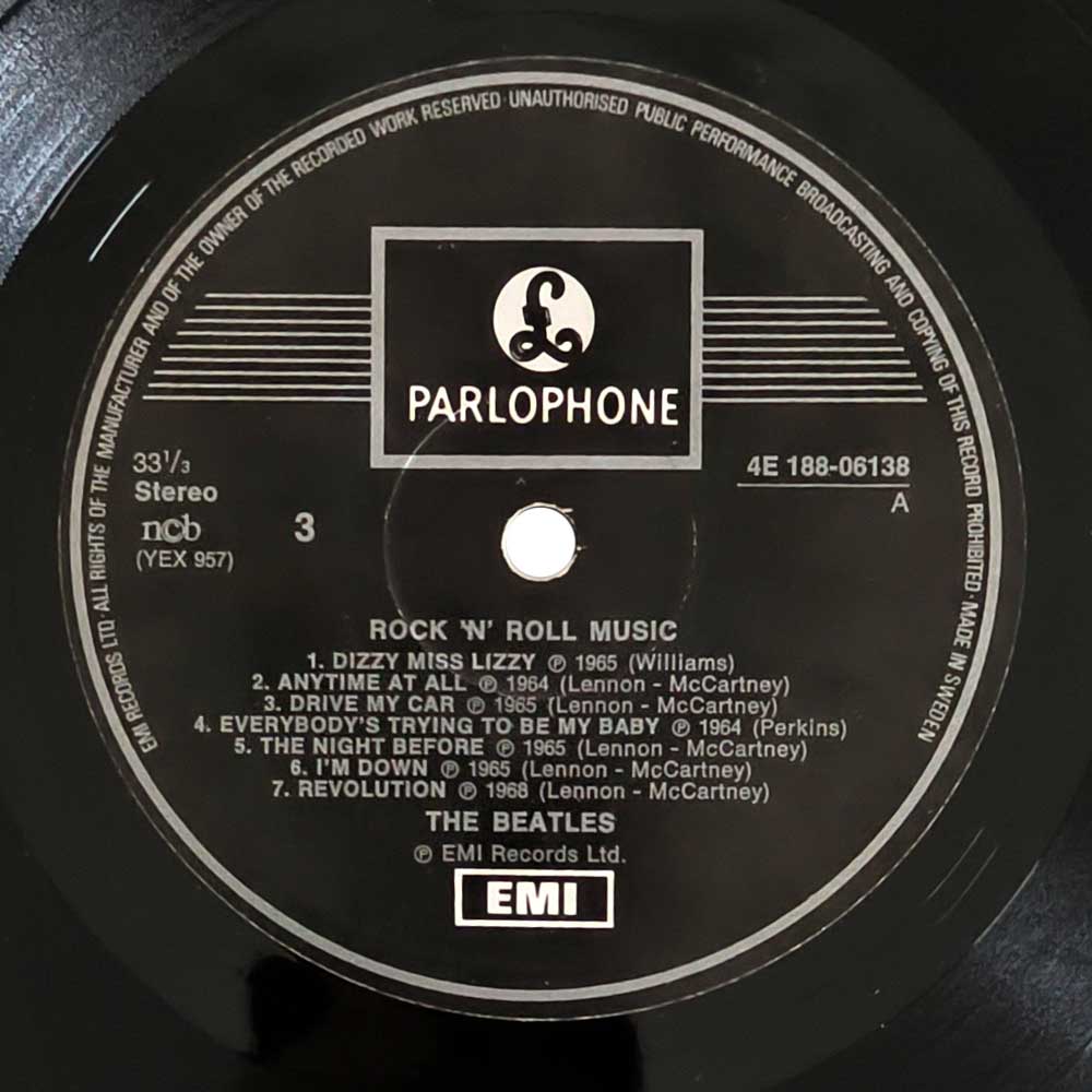 The Beatles ‎– Rock 'N' Roll Music (2 LP)