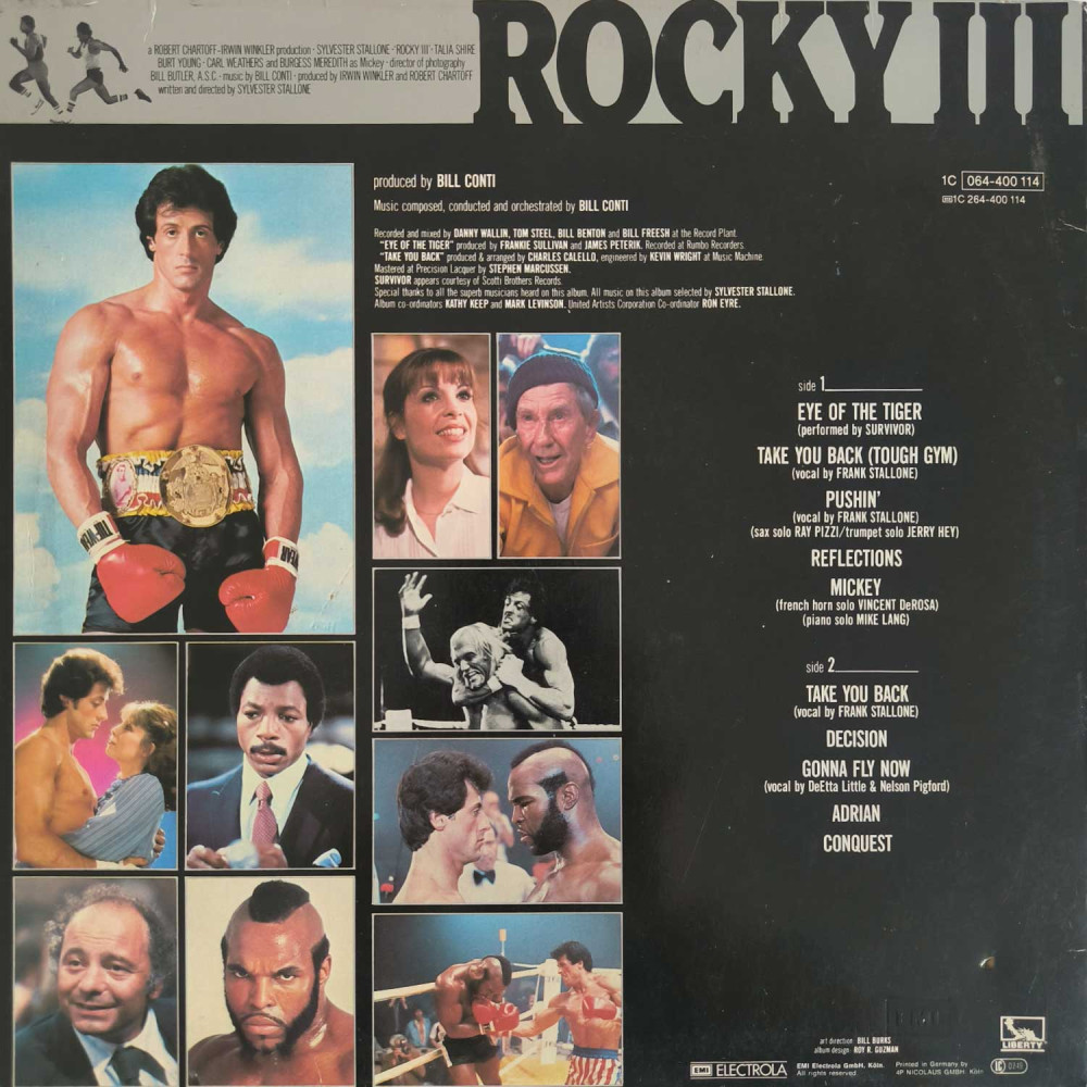 Bill Conti – Rocky III (Original Motion Picture Score) (LP)