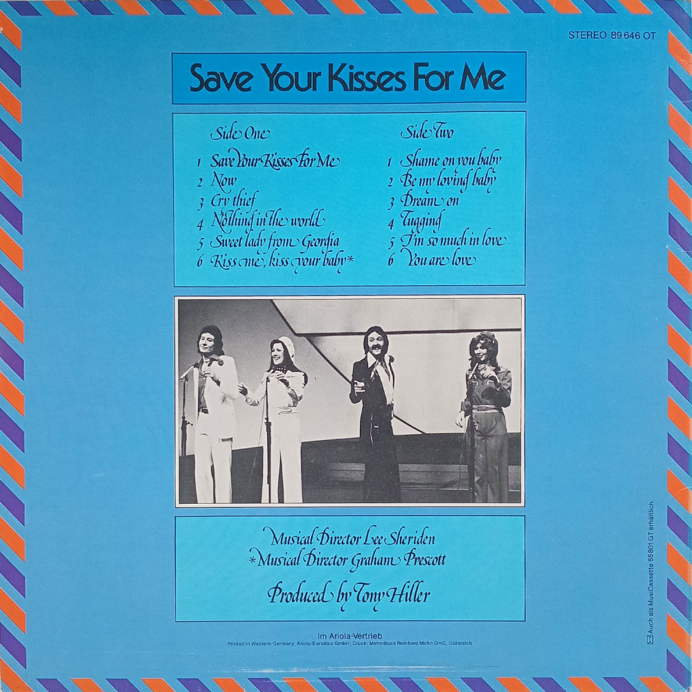Brotherhood Of Man – Save Your Kisses For Me (LP)