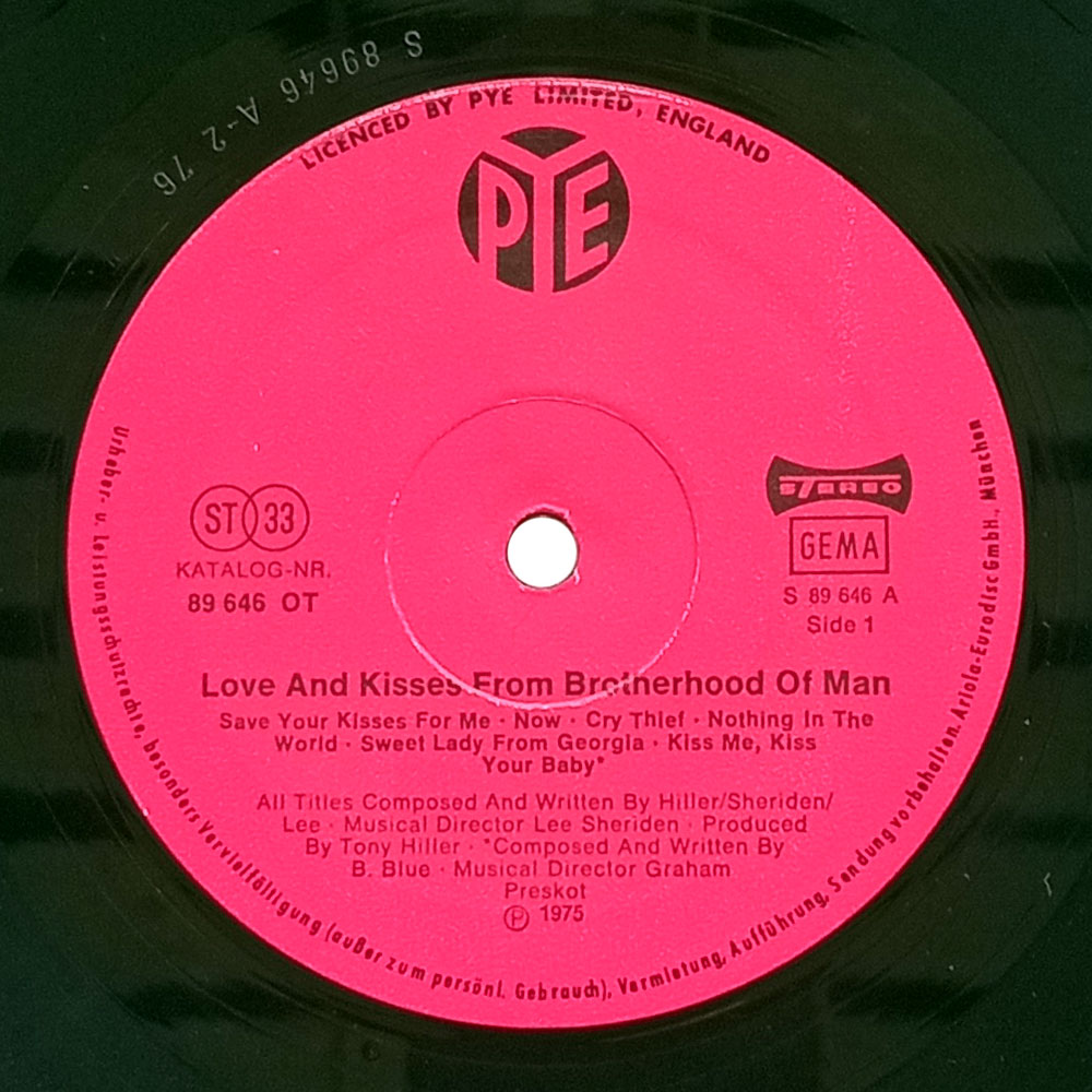 Brotherhood Of Man – Save Your Kisses For Me (LP)