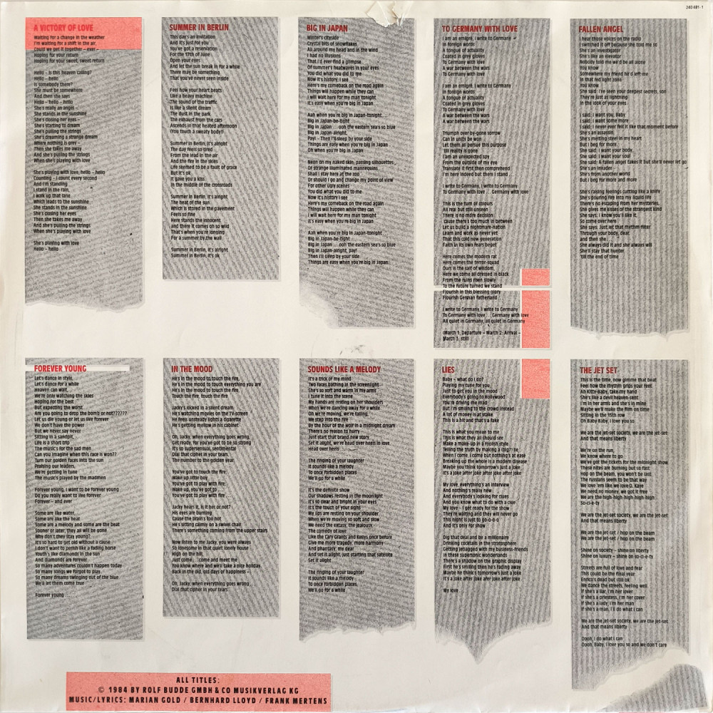 Alphaville - Forever Young (LP)