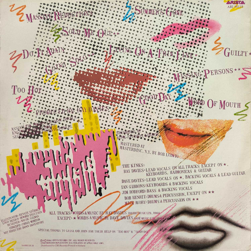 The Kinks - Word Of Mouth (LP)