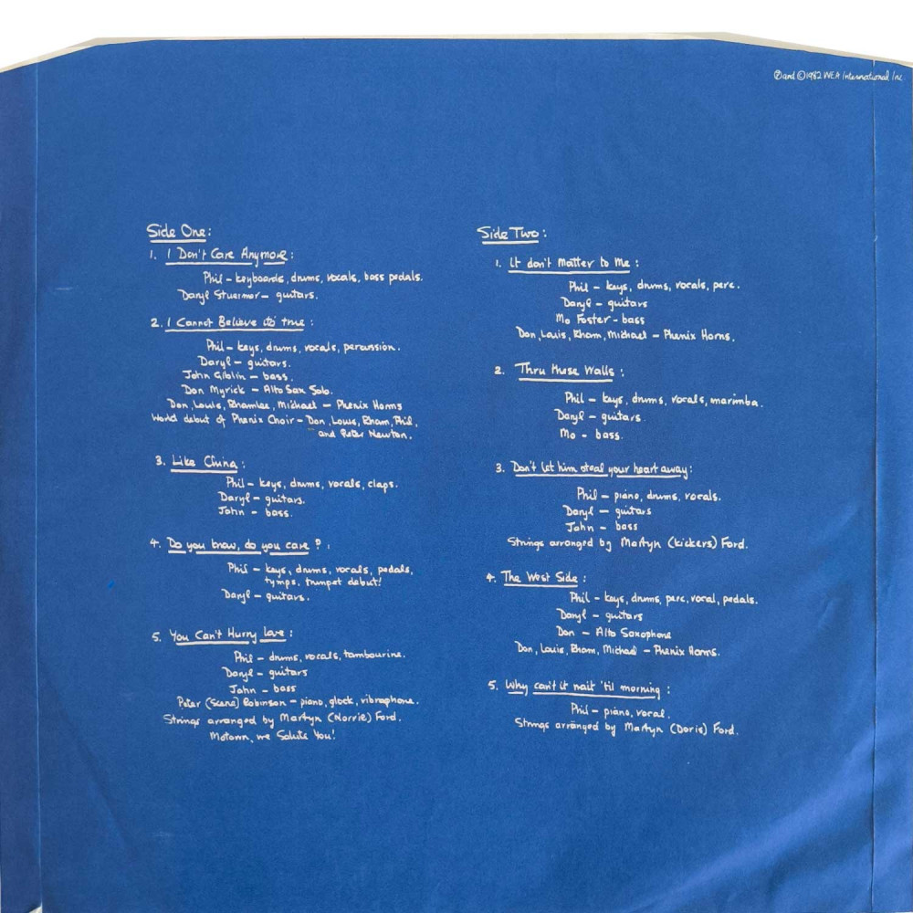 Phil Collins ‎- Hello, I Must Be Going (LP)