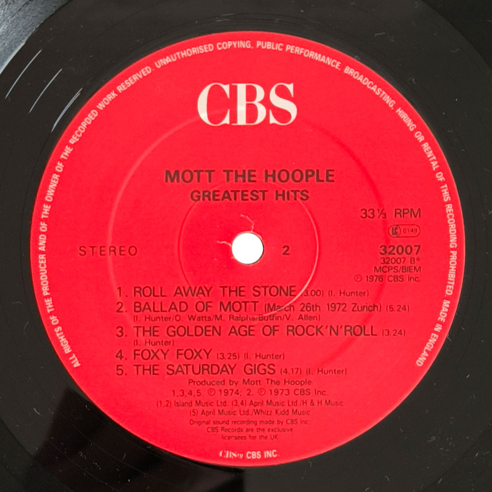 Mott The Hoople - Greatest Hits (LP)