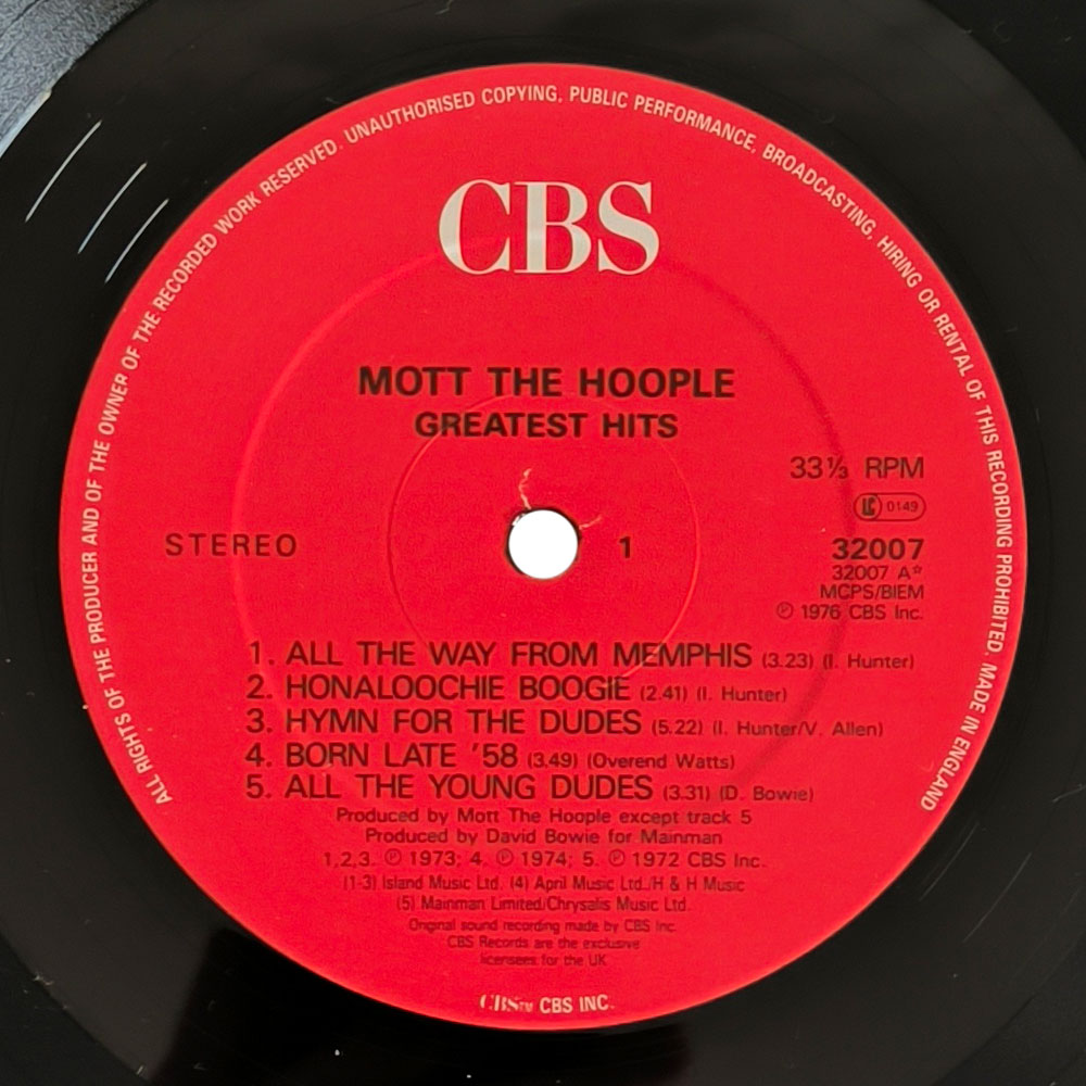 Mott The Hoople - Greatest Hits (LP)