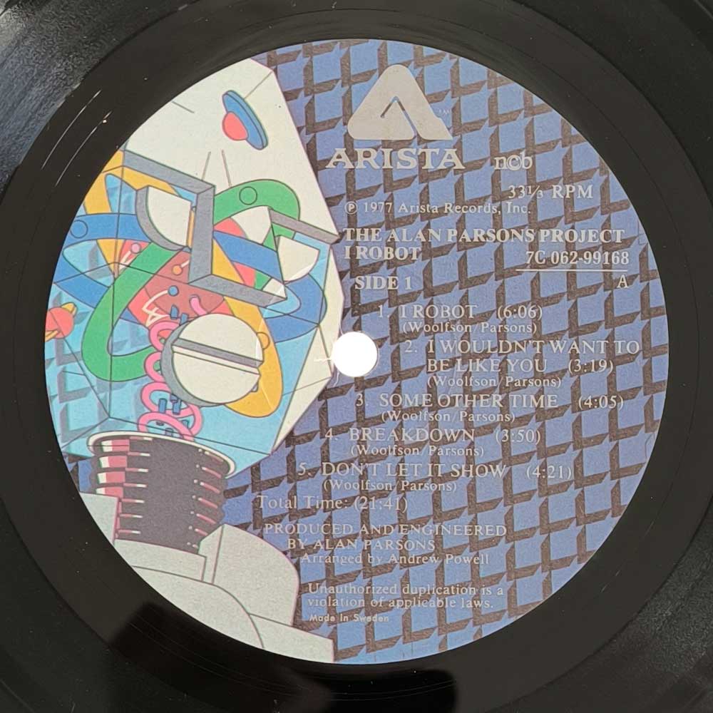 The Alan Parsons Project ‎- I Robot (LP)