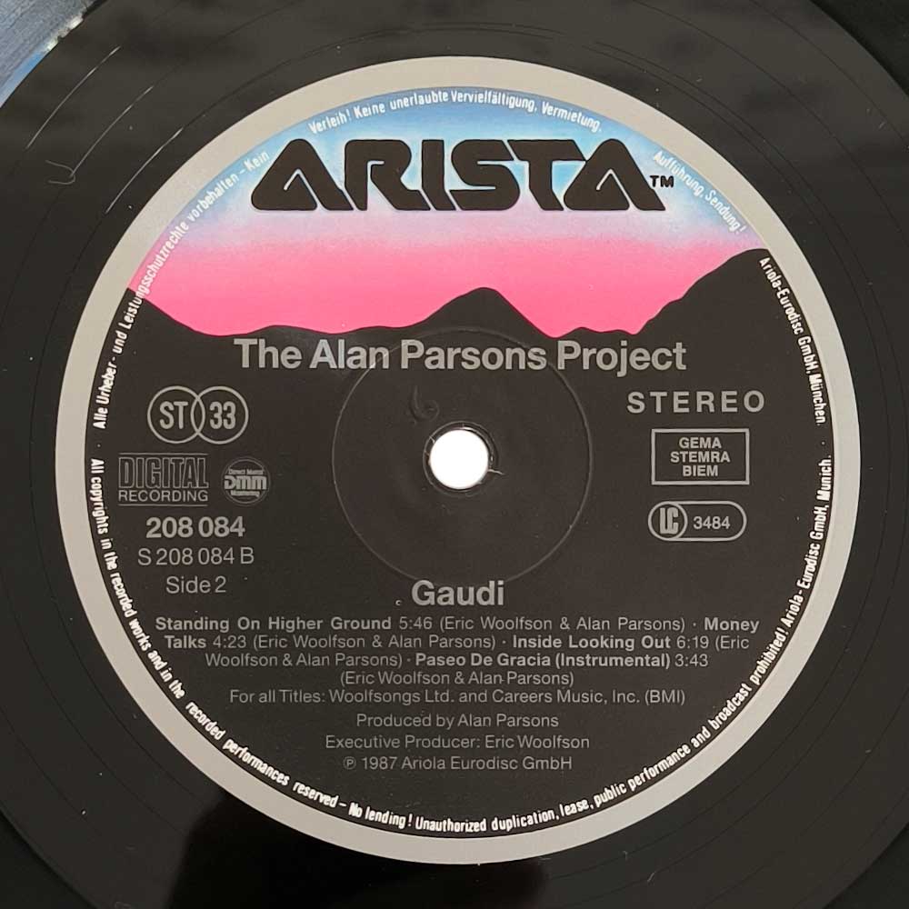 The Alan Parsons Project ‎- Gaudi (LP)