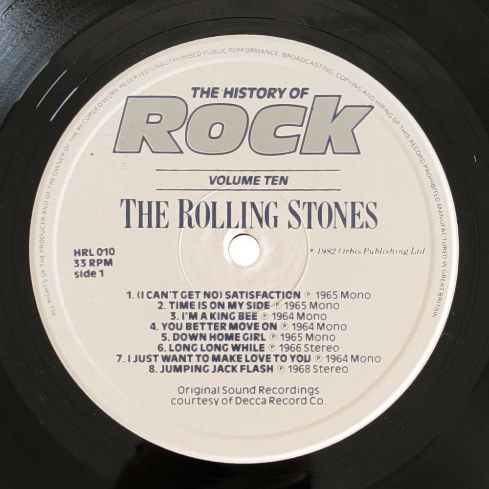 The Rolling Stones - The History Of Rock (Volume Ten) (LP)
