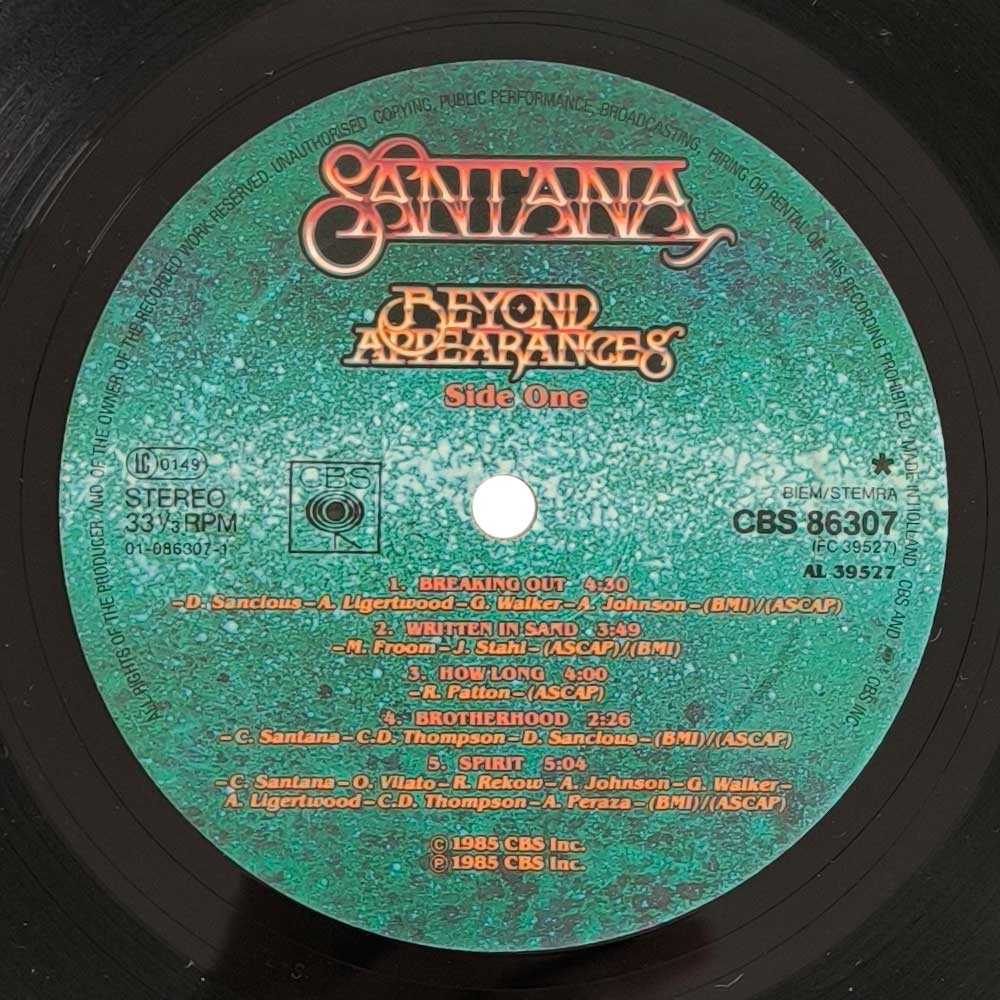 Santana - Beyond Appearances (LP)
