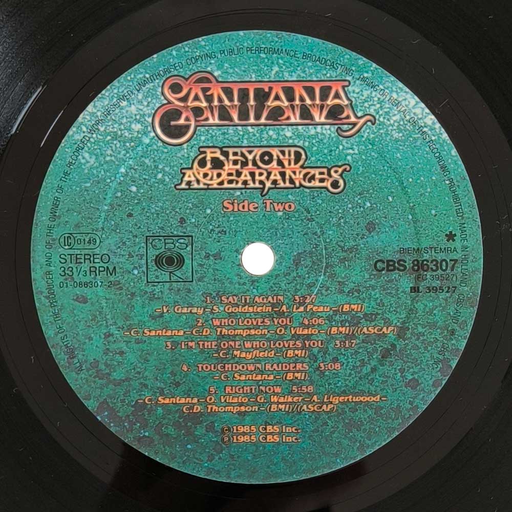 Santana - Beyond Appearances (LP)