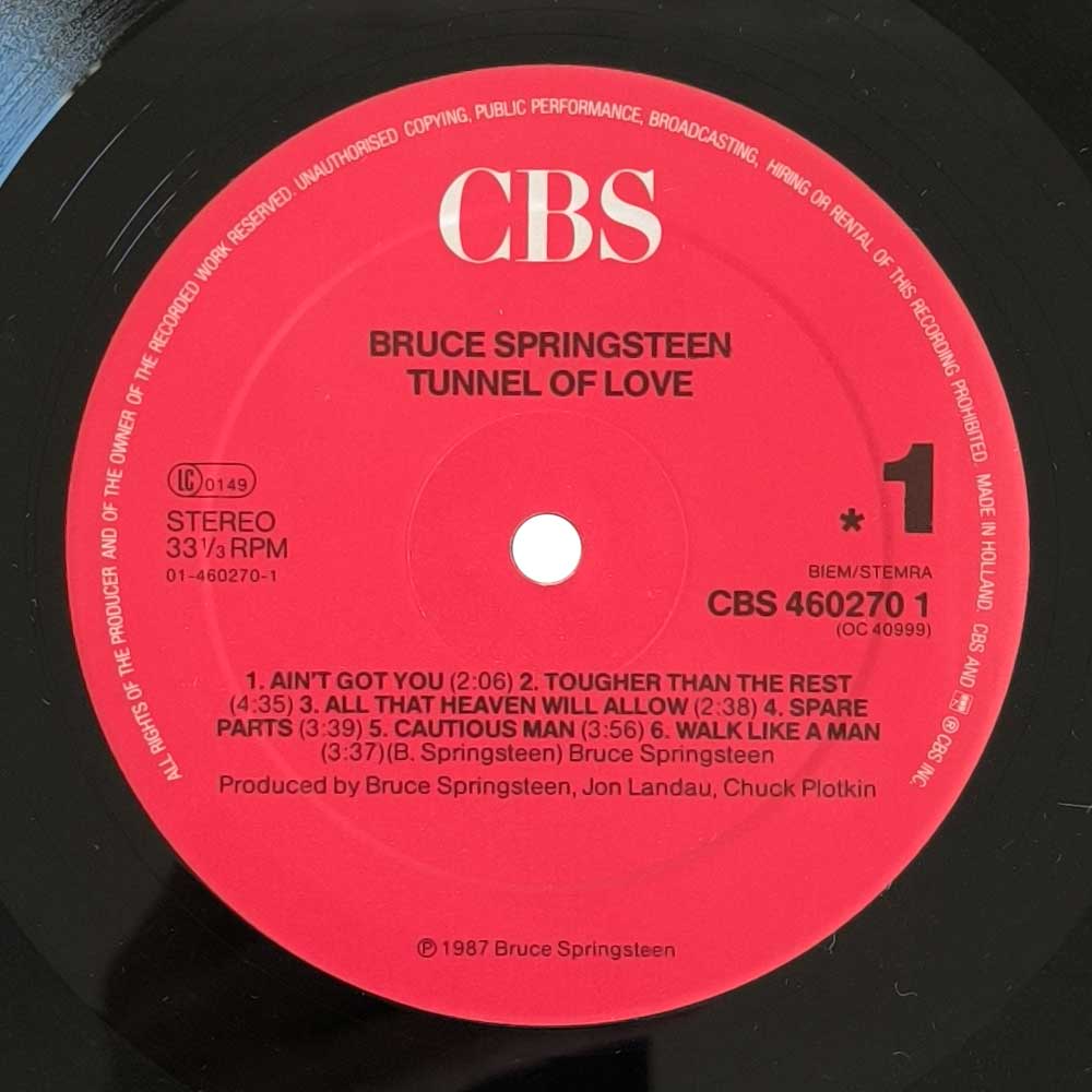 Bruce Springsteen - Tunnel Of Love (LP)