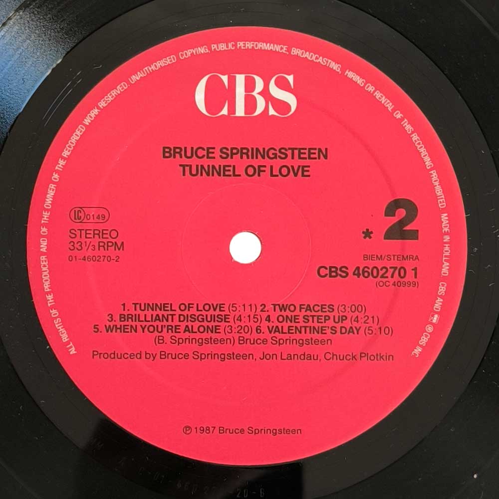 Bruce Springsteen - Tunnel Of Love (LP)