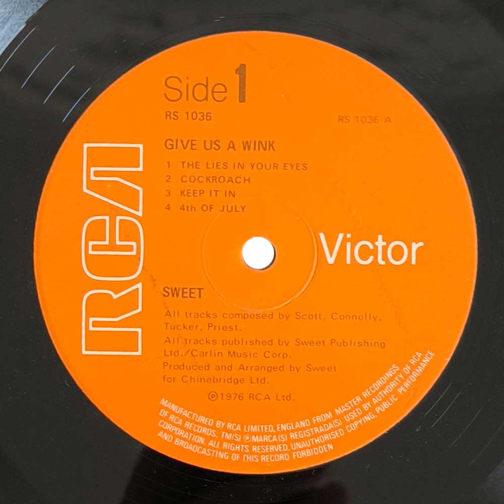 Sweet - Give Us A Wink (LP)