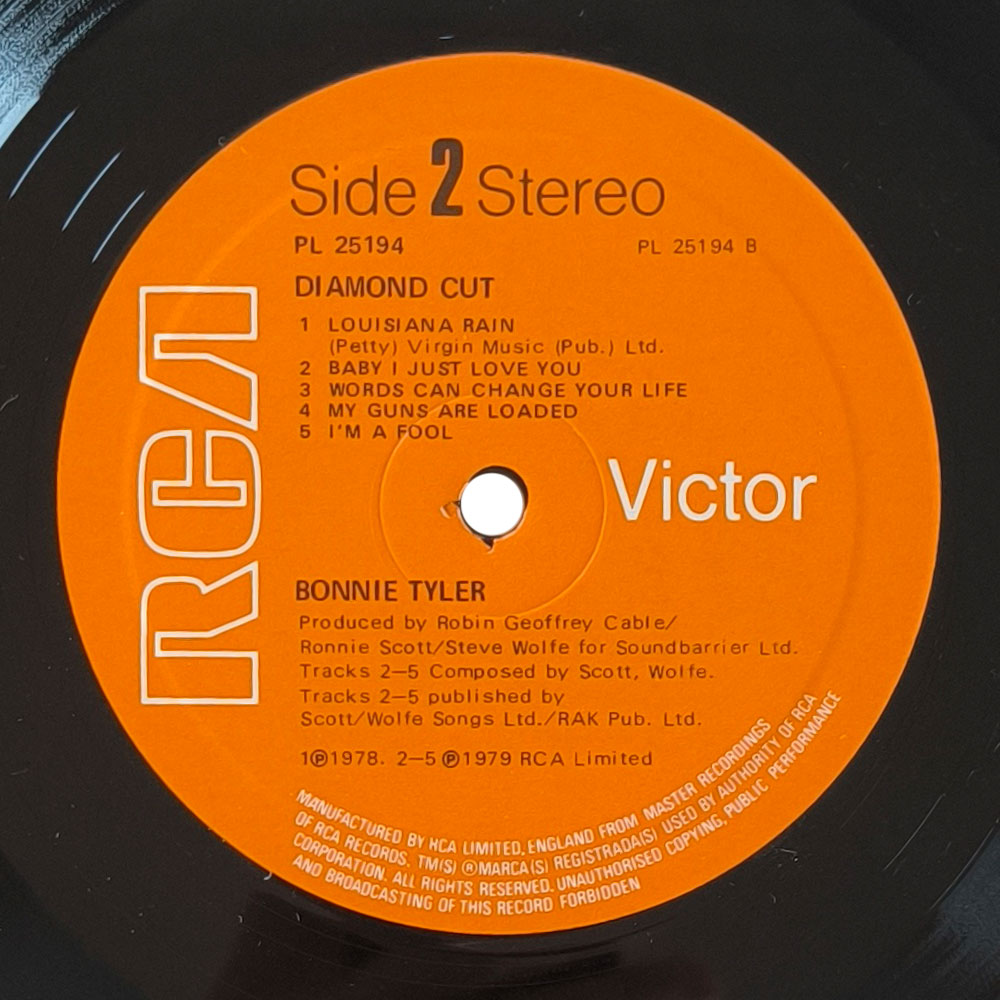 Bonnie Tyler ‎– Diamond Cut (LP)