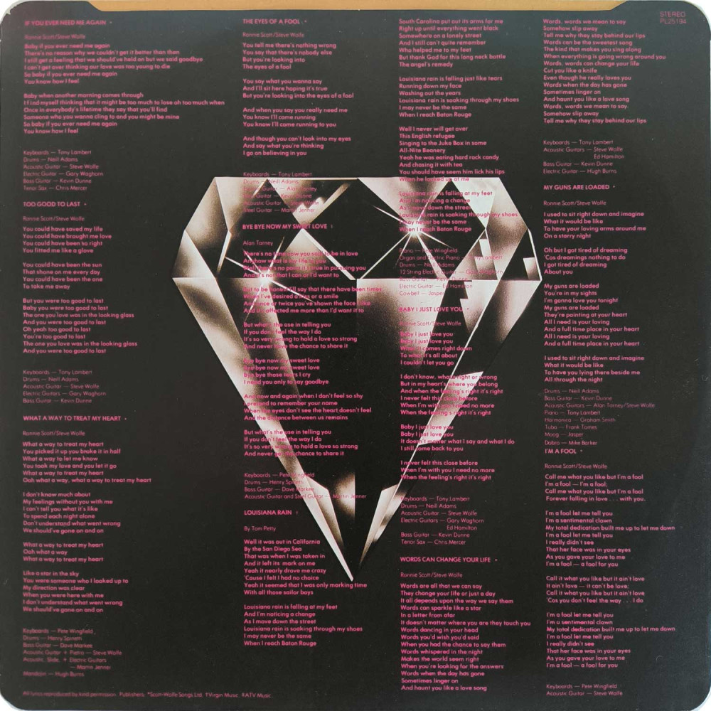 Bonnie Tyler ‎– Diamond Cut (LP)
