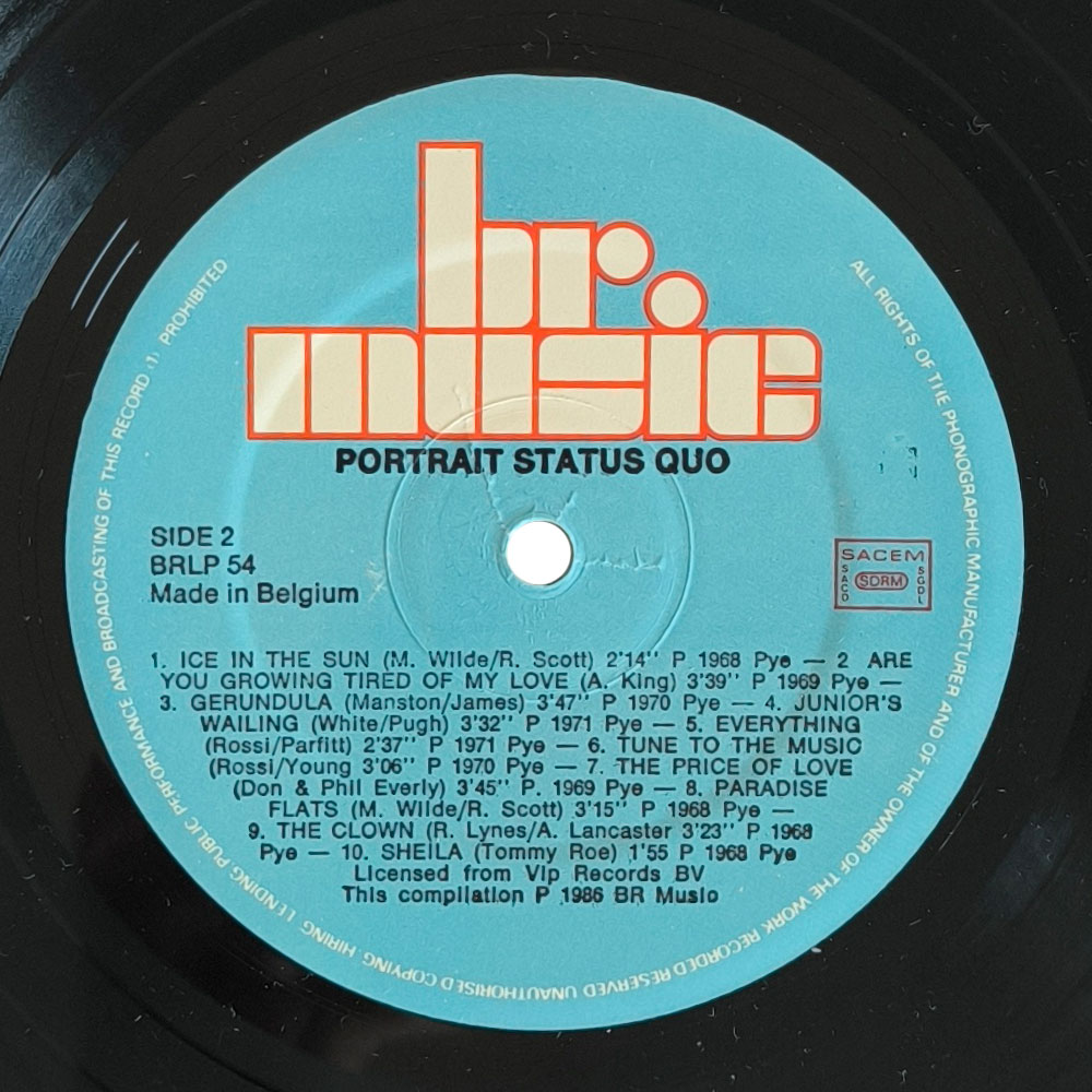 Status Quo ‎– Portrait (LP)