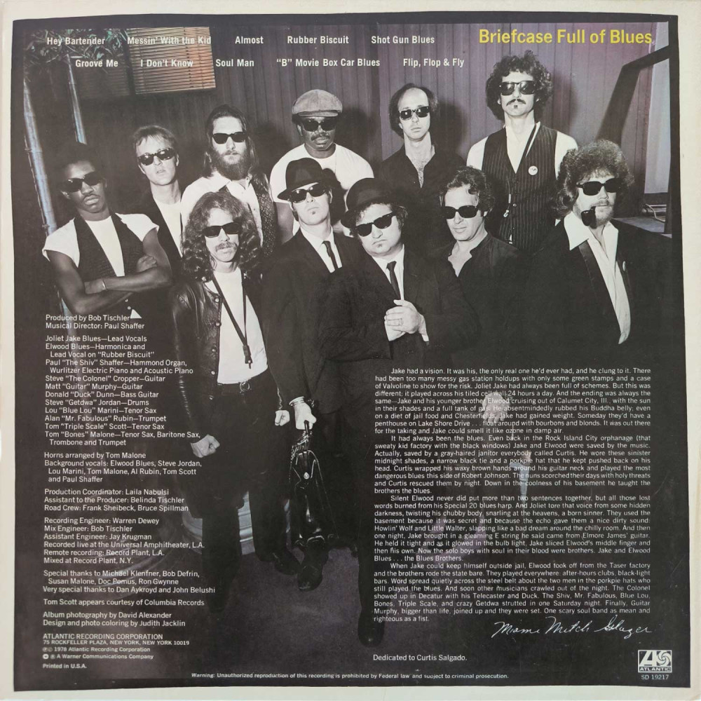 Blues Brothers - Briefcase Full Of Blues (LP)