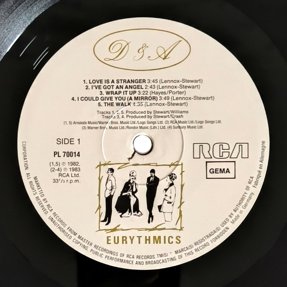 Eurythmics ‎– Sweet Dreams (Are Made Of This) (LP)