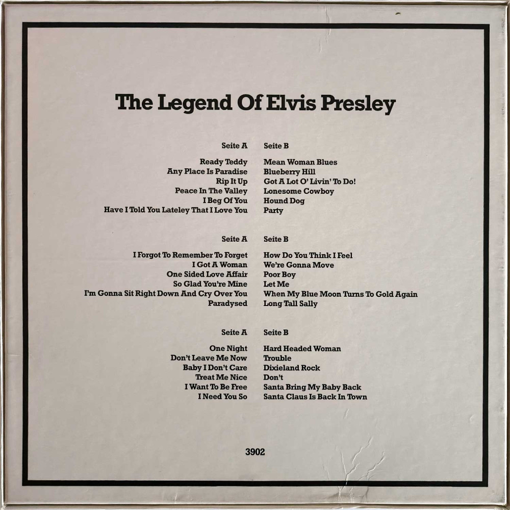 Elvis Presley - The Legend Of Elvis Presley (3 LP)