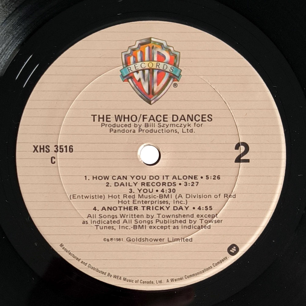 The Who - Face Dances (LP)