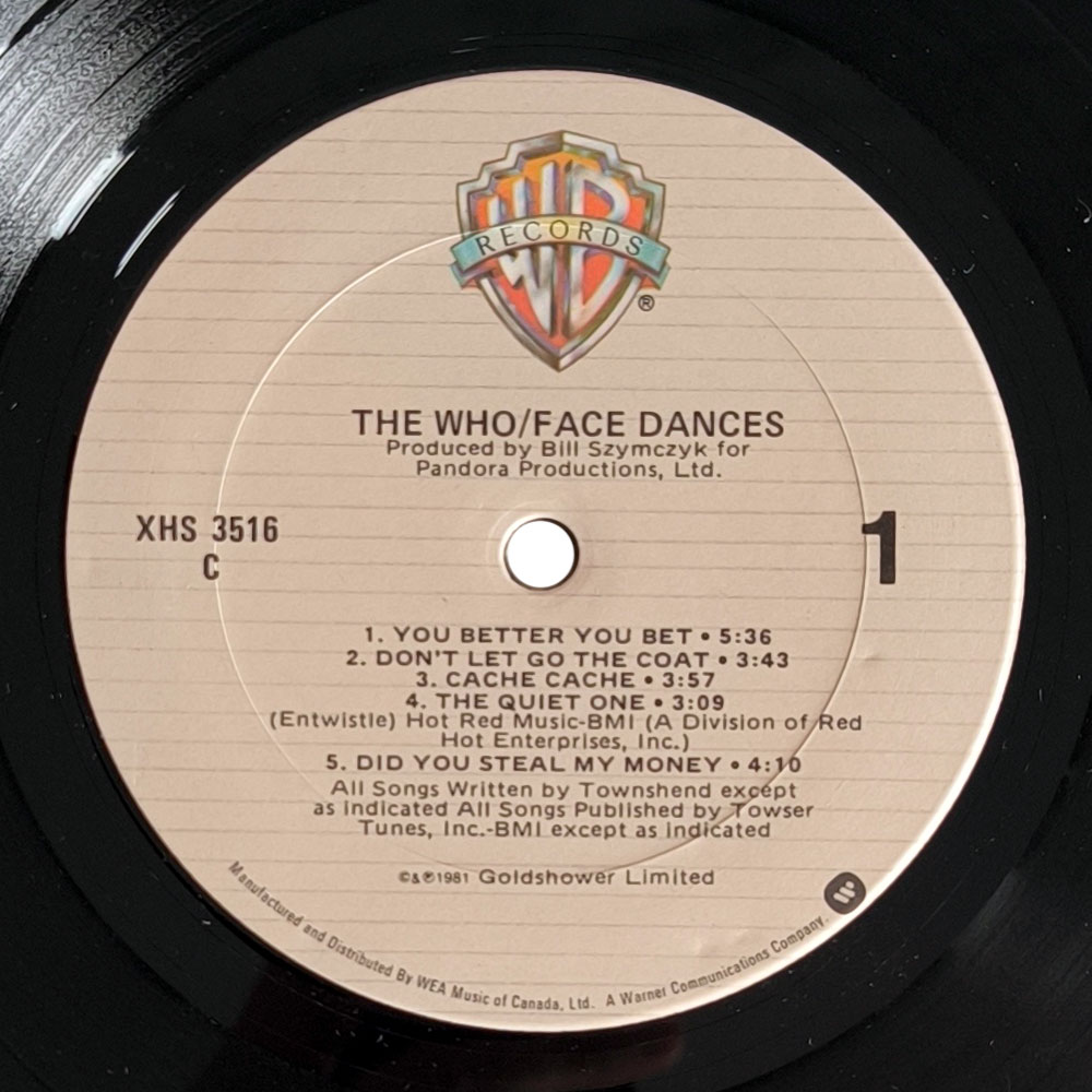 The Who - Face Dances (LP)