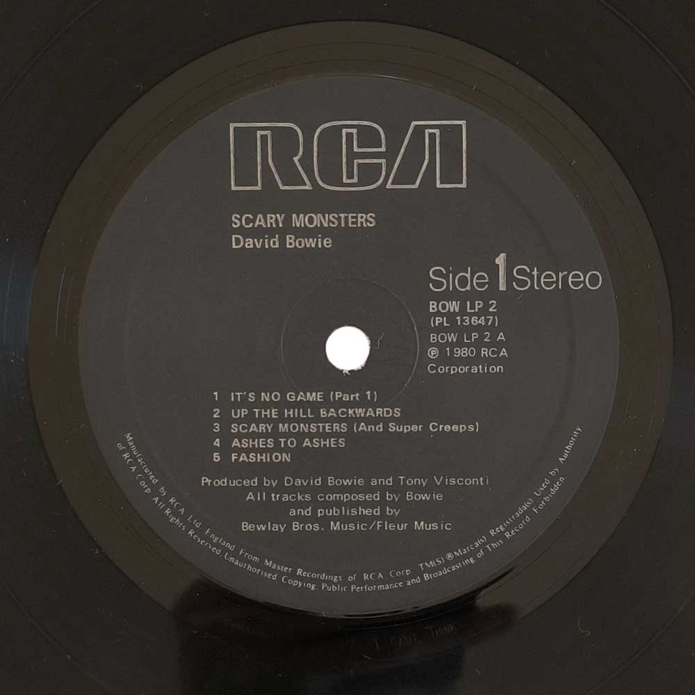 David Bowie - Scary Monsters (LP)