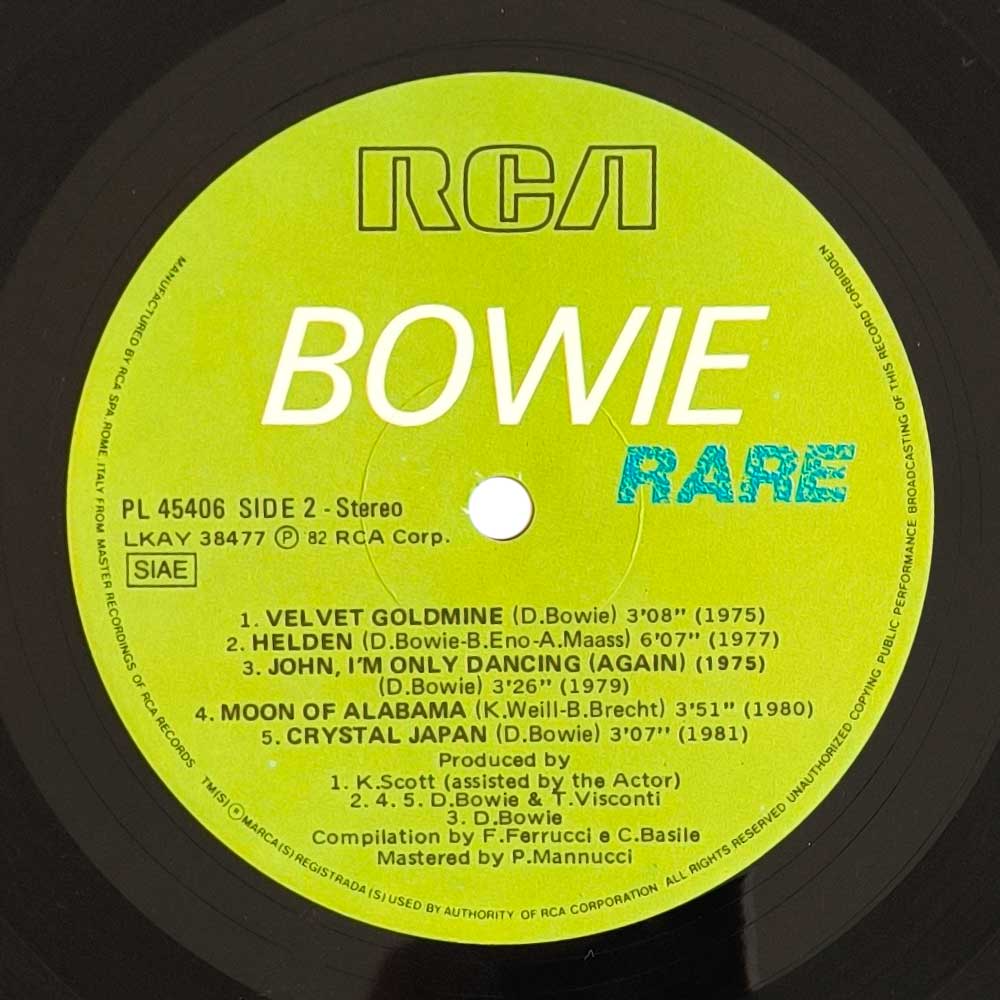 Bowie - Rare (LP)