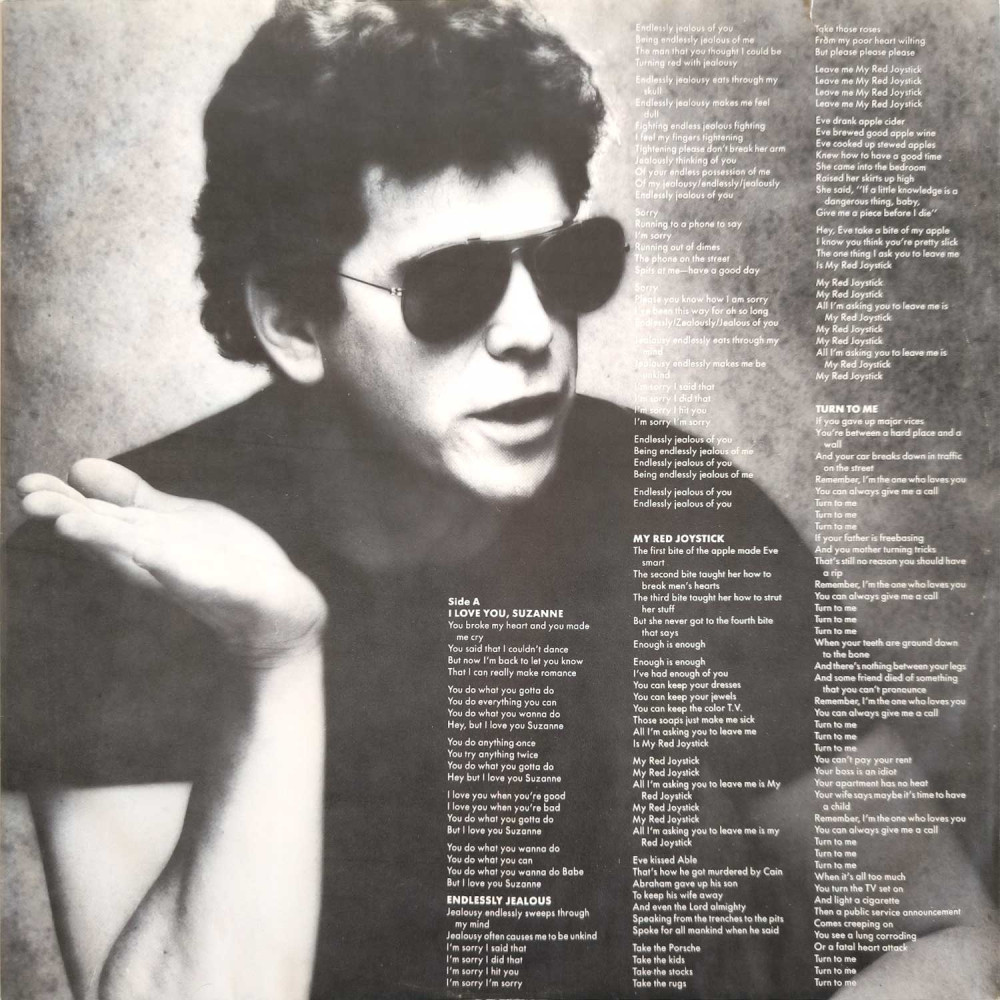 Lou Reed - New Sensations (LP)