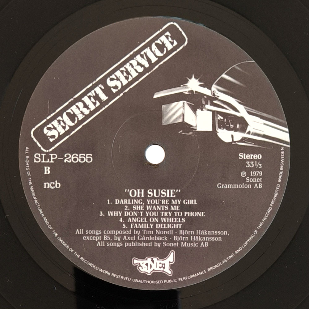 Secret Service - Oh Susie (LP)