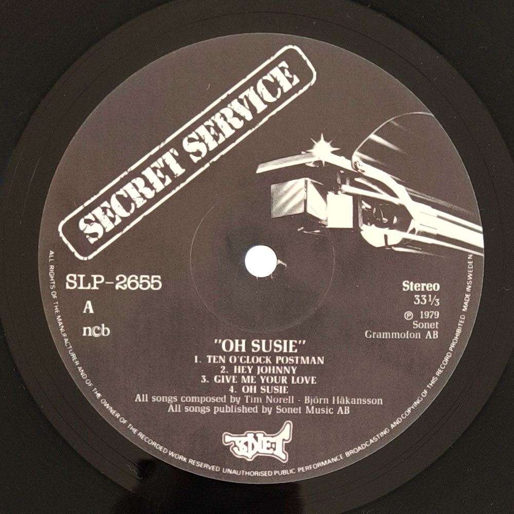 Secret Service - Oh Susie (LP)