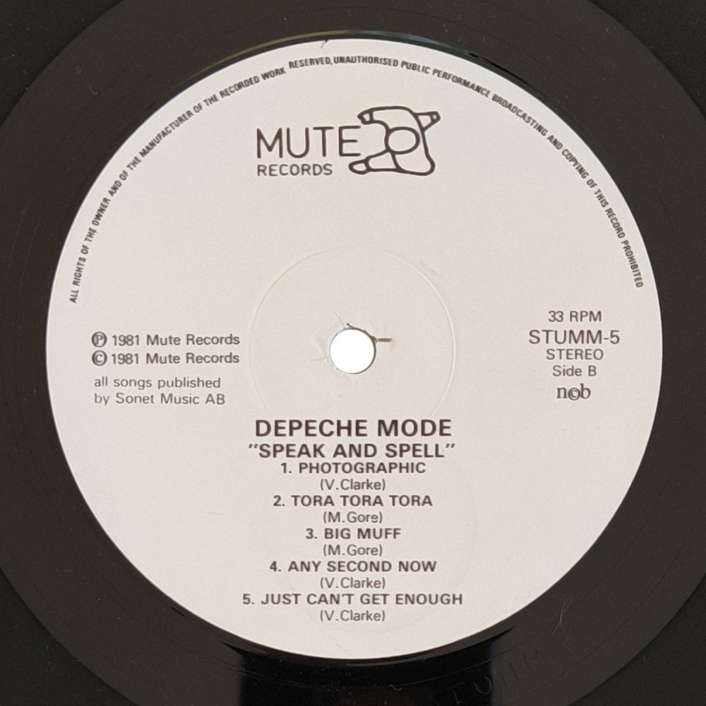 Depeche Mode - Speak & Spell (LP)