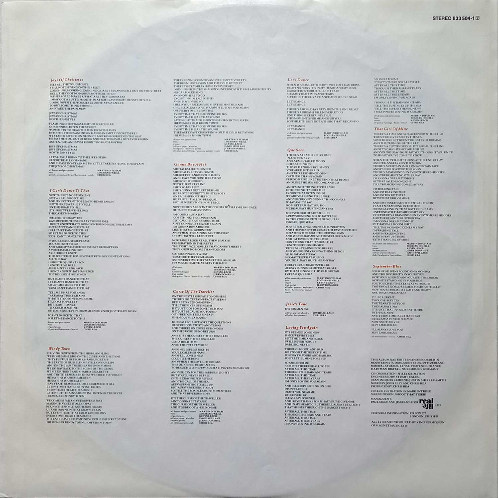 Chris Rea – Dancing With Strangers (LP)