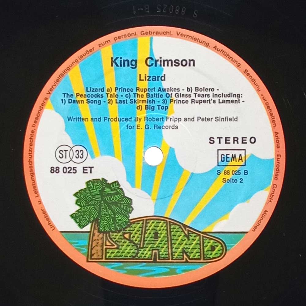 King Crimson - Lizard (LP)