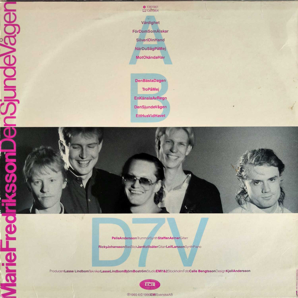 Marie Fredriksson - Den Sjunde Vagen (LP)