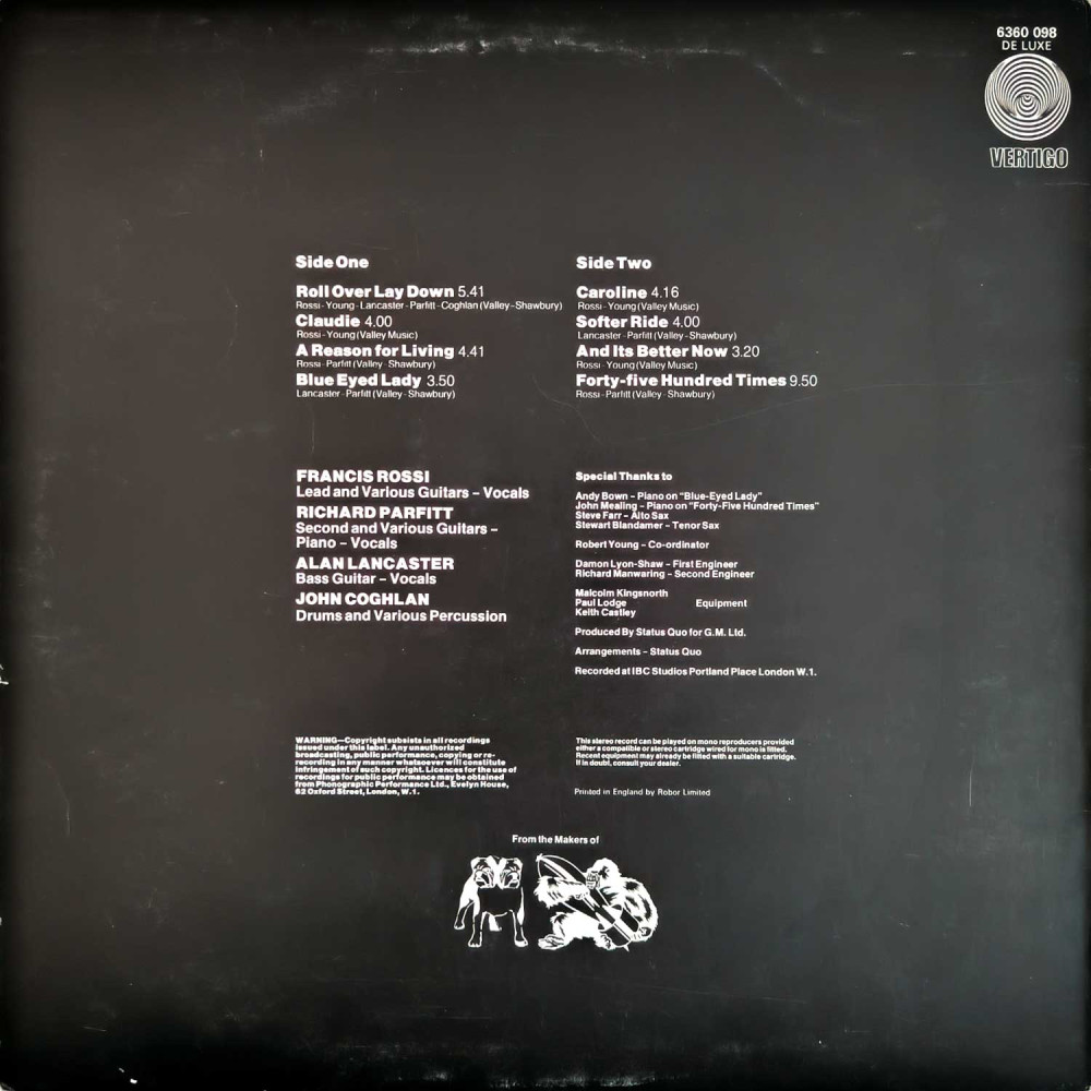 Status Quo - Hello! (LP)