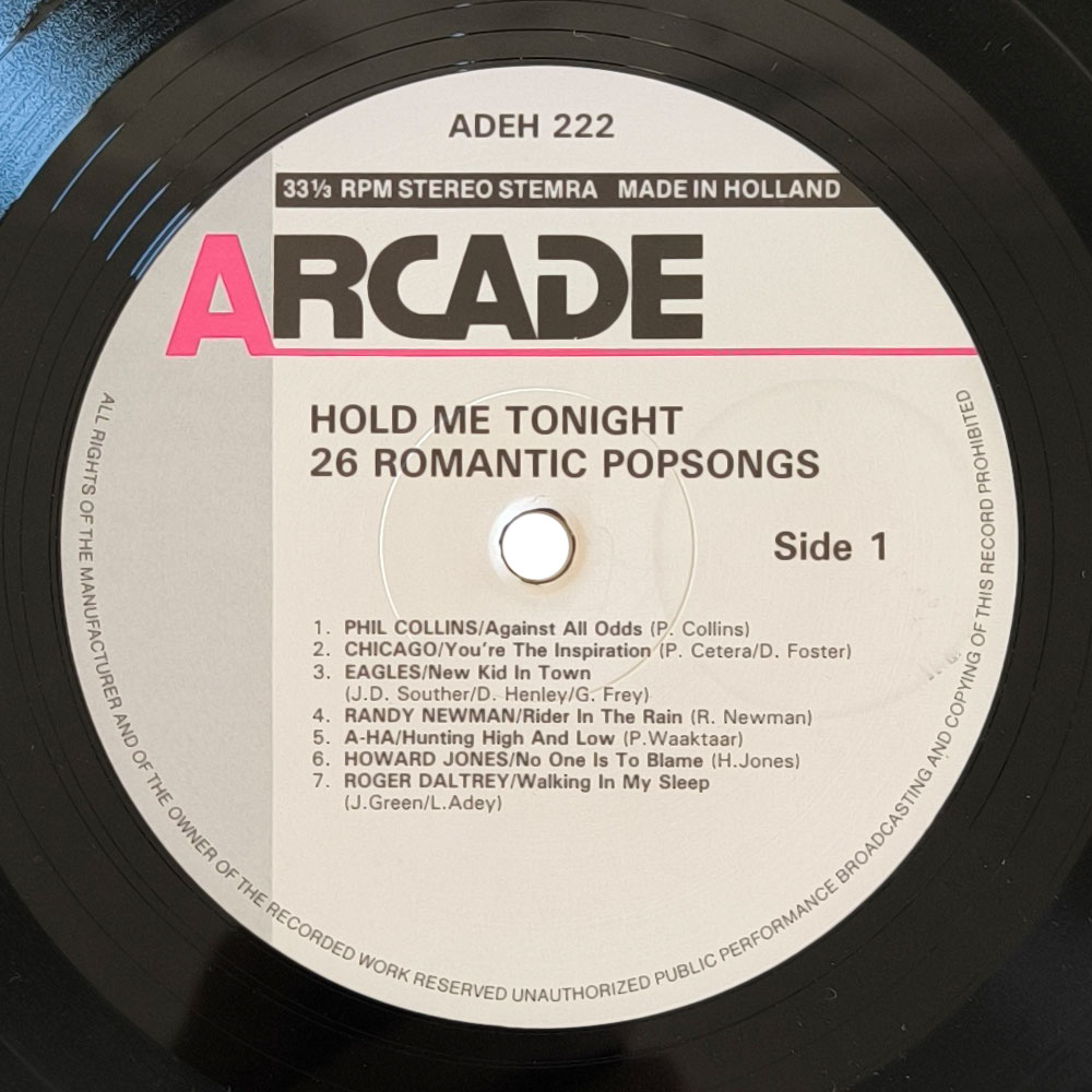 Various - Hold Me Tonight - 26 Romantic Popsongs (2 LP)