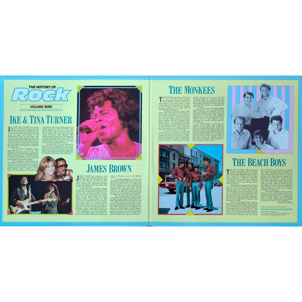 Ike & Tina Turner / James Brown / The Monkees / The Beach Boys ‎– The History Of Rock (Volume Nine) (2 LP)