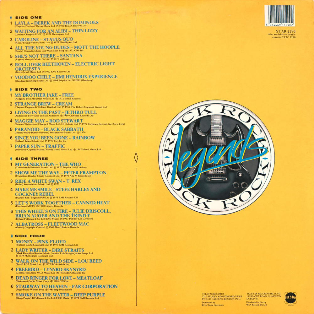 Various - Rock Legends (2 LP)