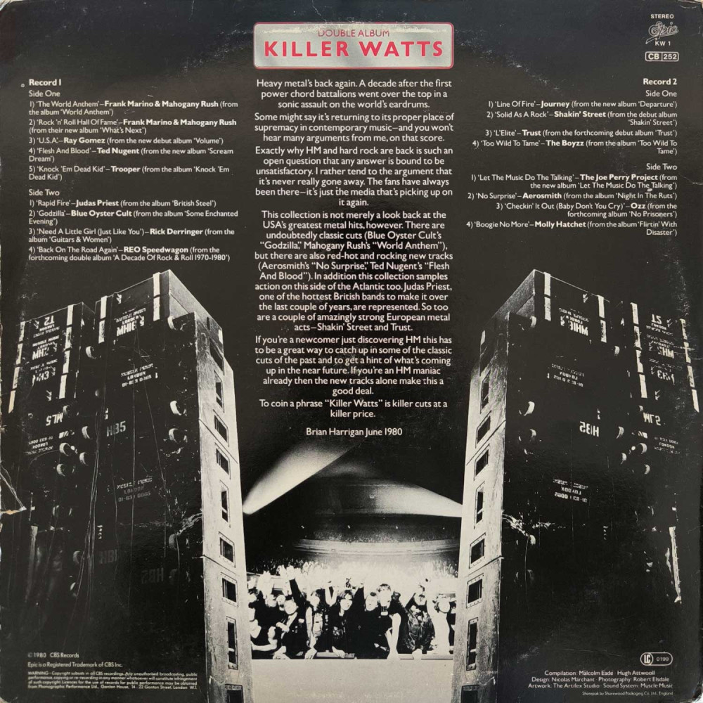 Various - Killer Watts (LP)