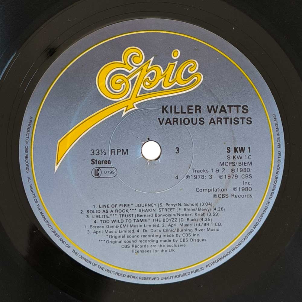 Various - Killer Watts (LP)