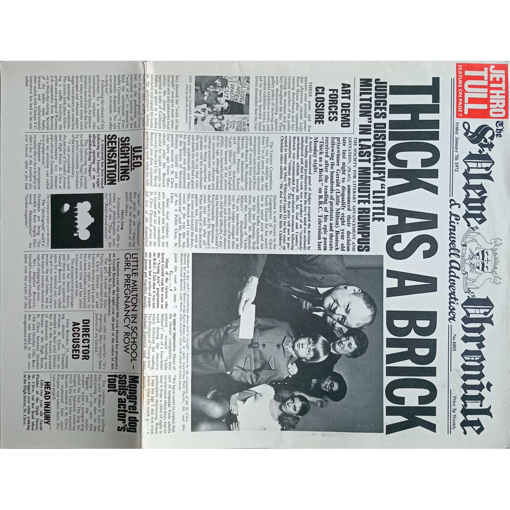 Jethro Tull – Thick As A Brick (LP)