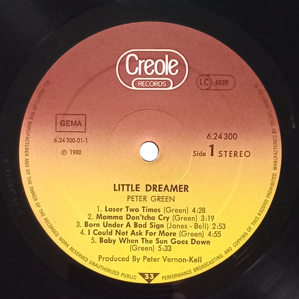 Peter Green  – Little Dreamer (LP)