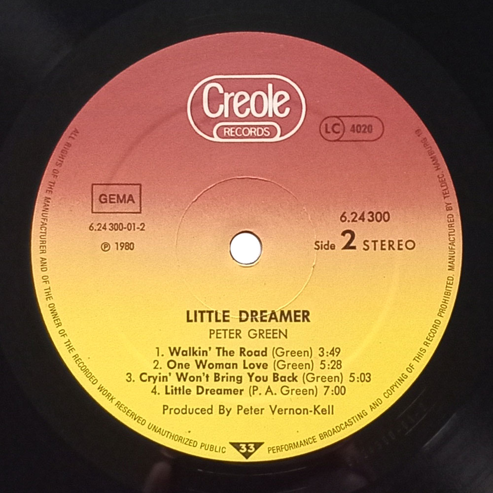 Peter Green  – Little Dreamer (LP)