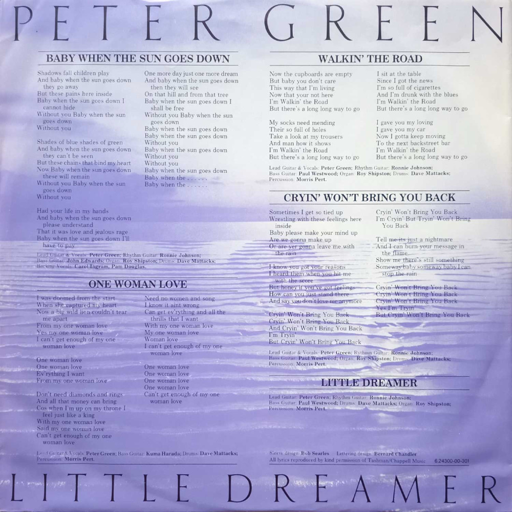 Peter Green  – Little Dreamer (LP)