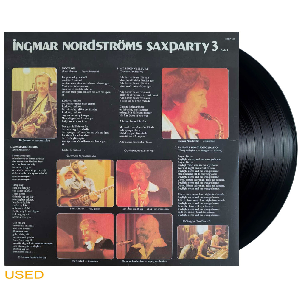 Ingmar Nordströms – Saxparty 3 (LP)