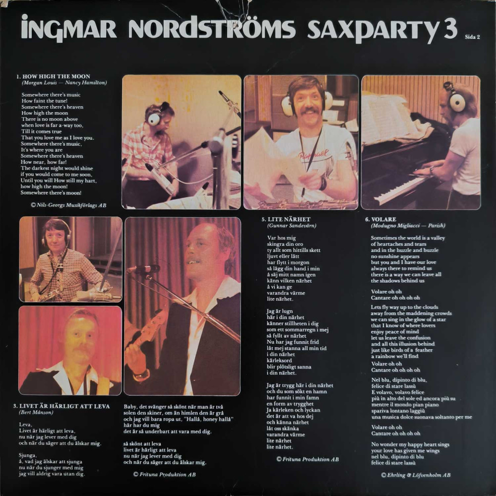 Ingmar Nordströms – Saxparty 3 (LP)