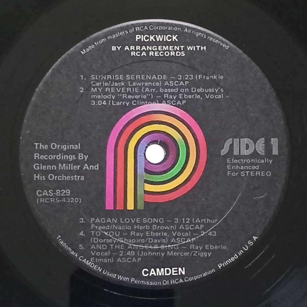 Glenn Miller And His Orchestra - The Original Recordings By Glenn Miller And His Orchestra (LP)