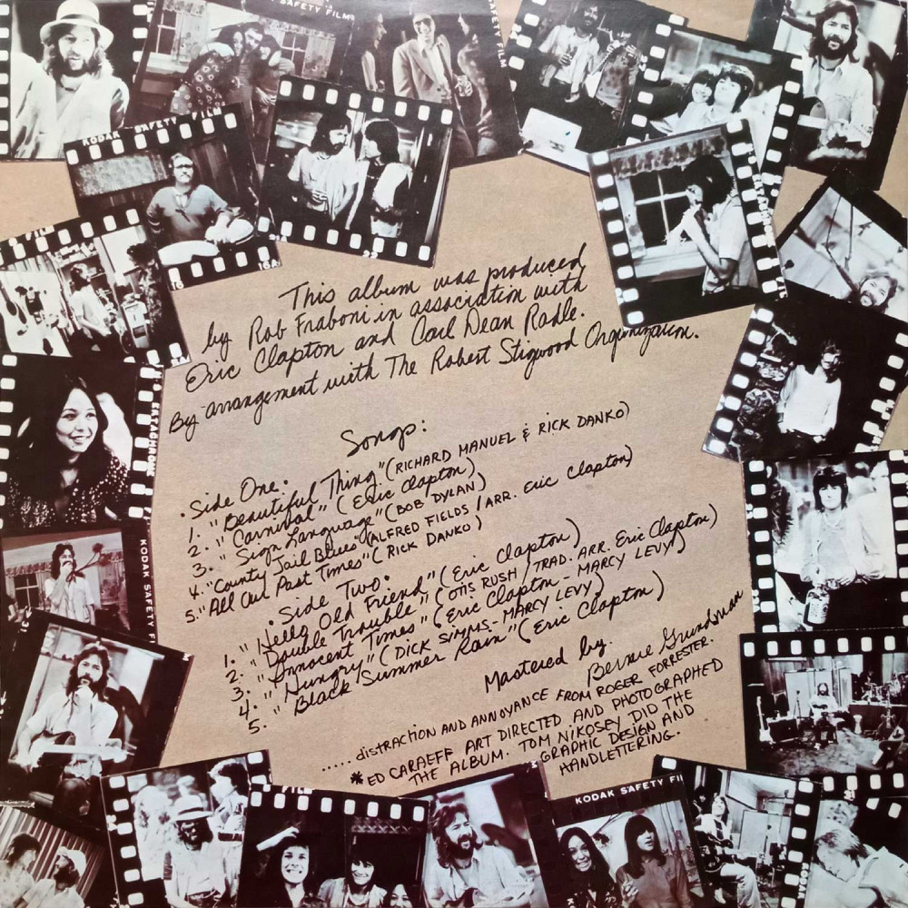 Eric Clapton – No Reason To Cry (LP)