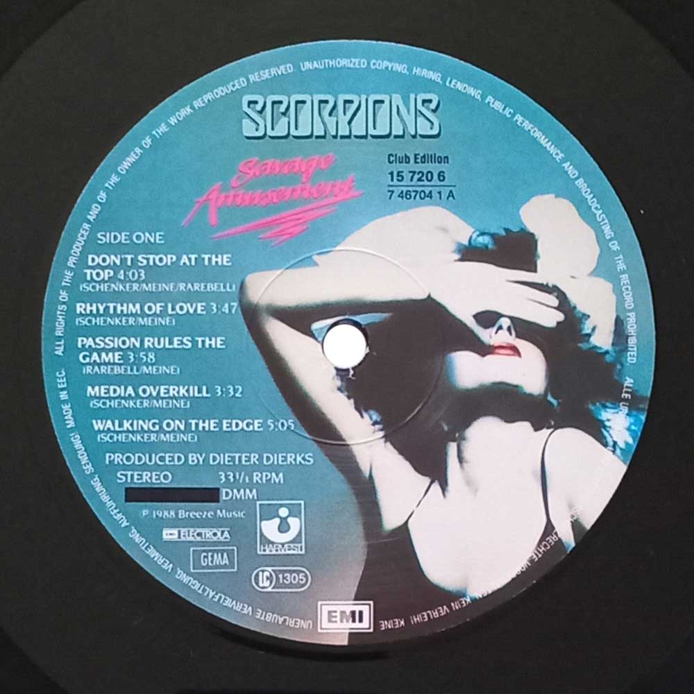 Scorpions - Savage Amusement (L P)