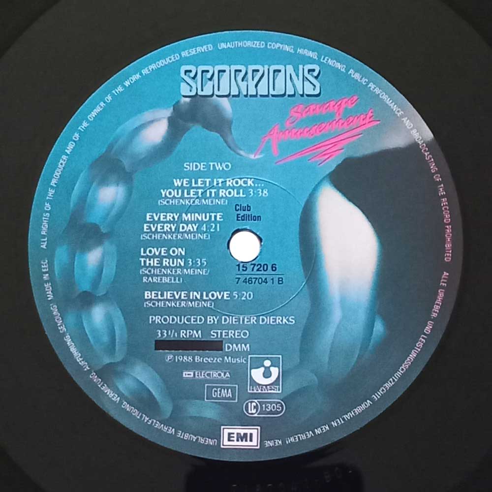 Scorpions - Savage Amusement (L P)